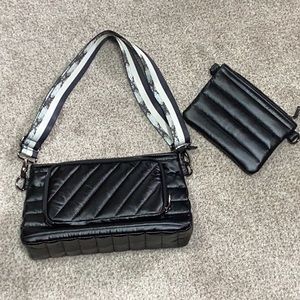 NEW!Think Royln Bank Street XL Crossbody w/front wallet pocket; pouch included.